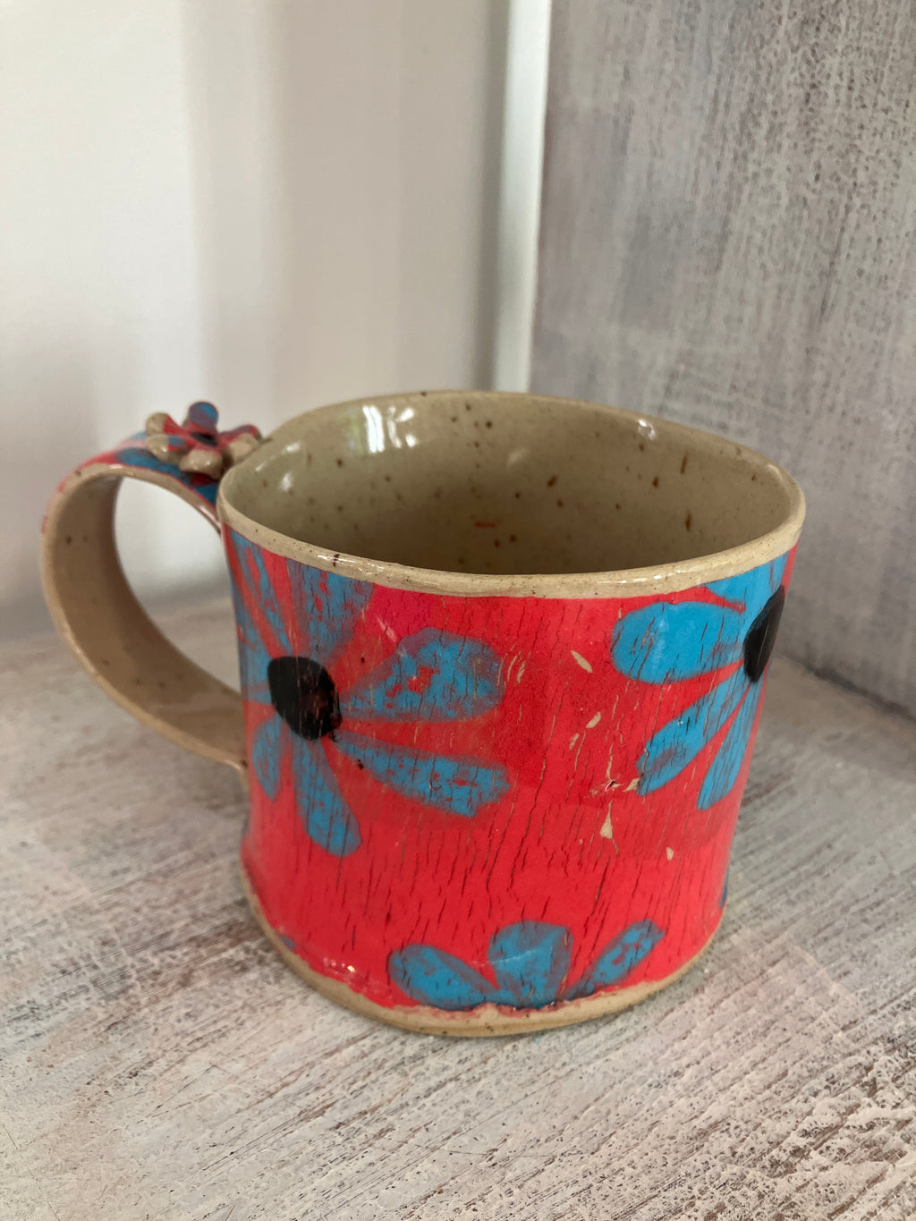 Handbuilt Stoneware Pottery Mug